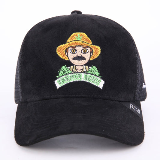 Farmer Boyz Suede Trucker Hat